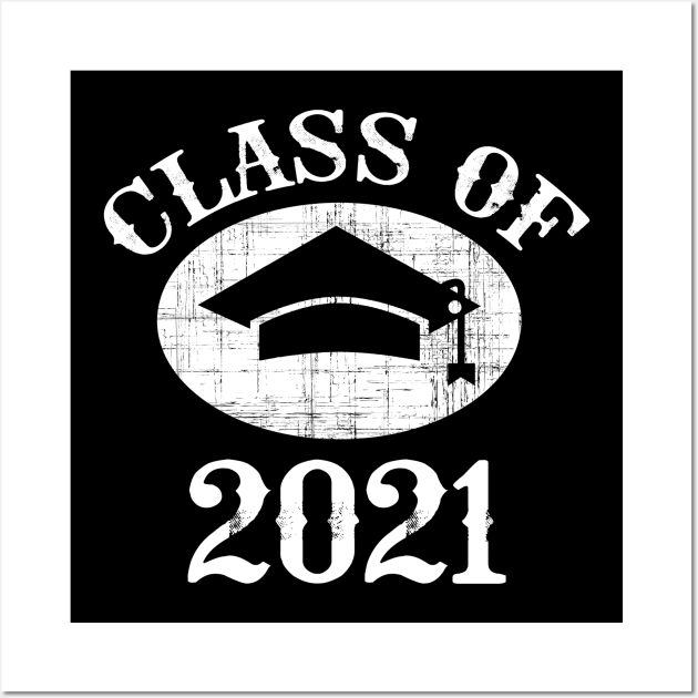 Class of 2021 Back To School High School Wall Art by kateeleone97023